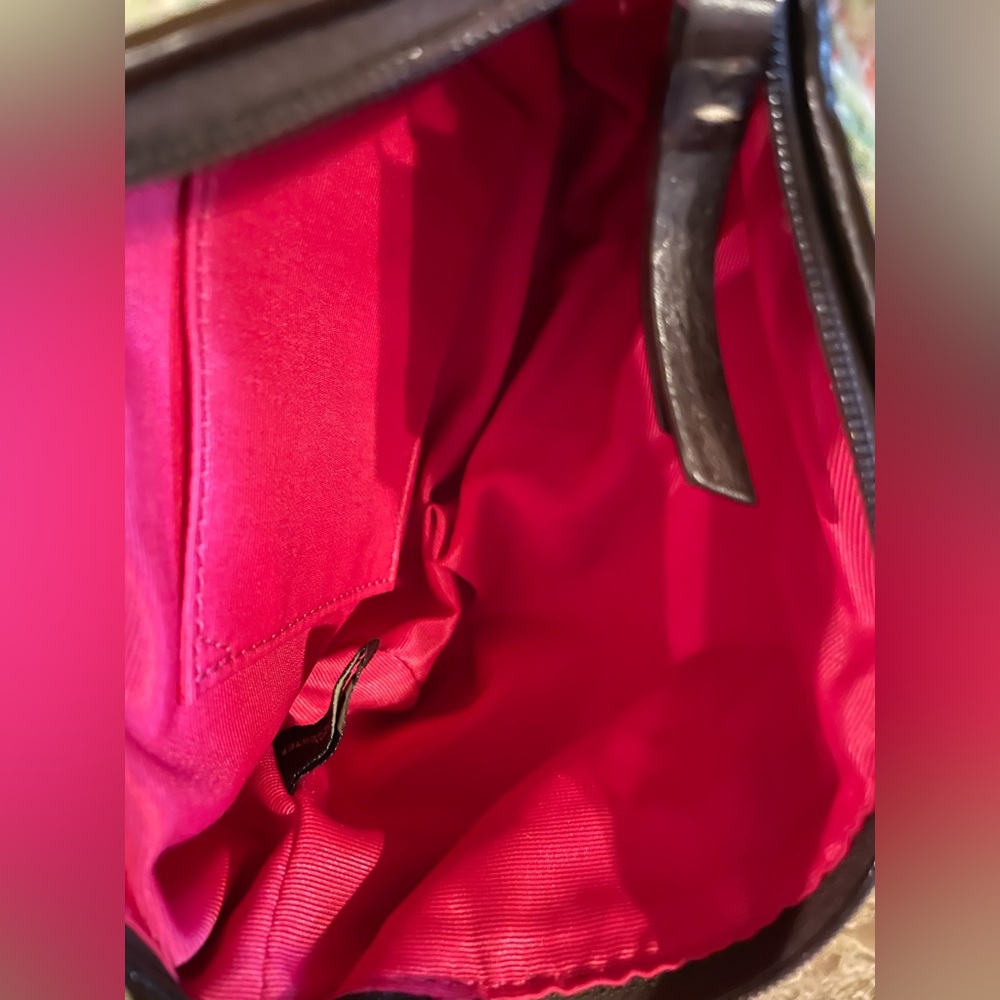 COACH NWT Hampton Tattersall Top Handle Pouchette Mini Bag W/NWOT Labubu Charm - Picture 6 of 17